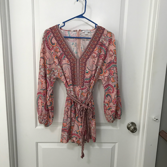 Venus  Cotton/Linen Romper with Pockets Size 6 - Picture 2 of 8